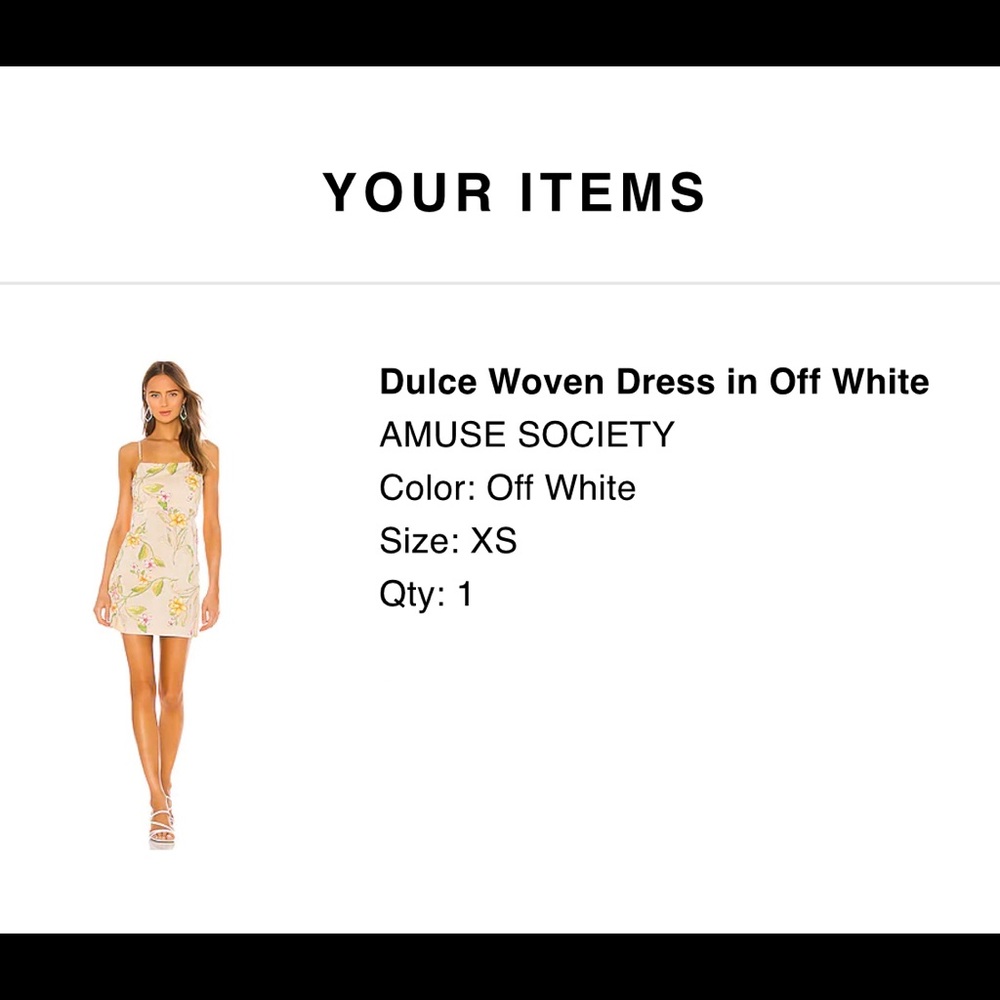 EUC revolve floral dress, XS